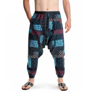 Dramagine - Men’s Cotton-Linen Harem Pants